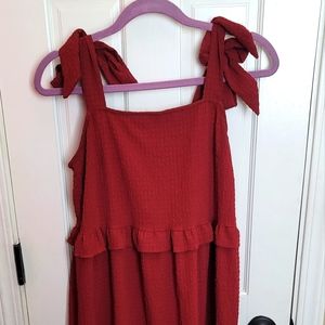Long ruffled sundress (ASOS)